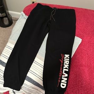 Costco Kirkland Signature Black Jogger Sweatpants